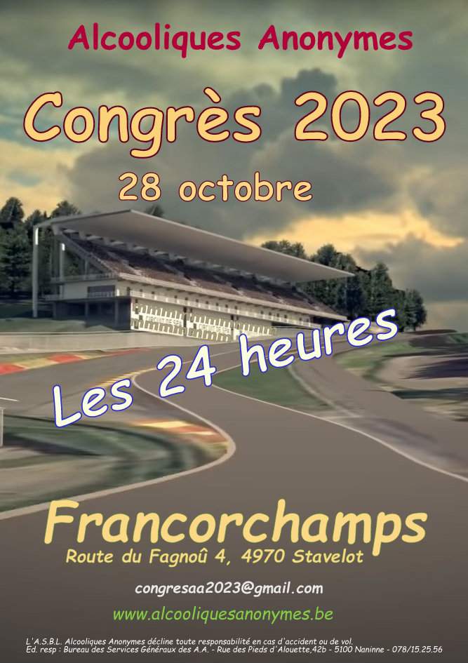 Congrès AA Belgique 2023